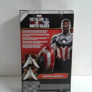 Figura de acción del Capitán América: El Halcón, Soldado del Invierno, serie Titan Hero de Hasbro Marvel imagen 6