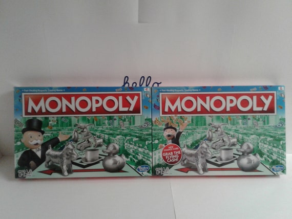 You Choose! Monopoly Board Game Parker Brothers/hasbro - Etsy