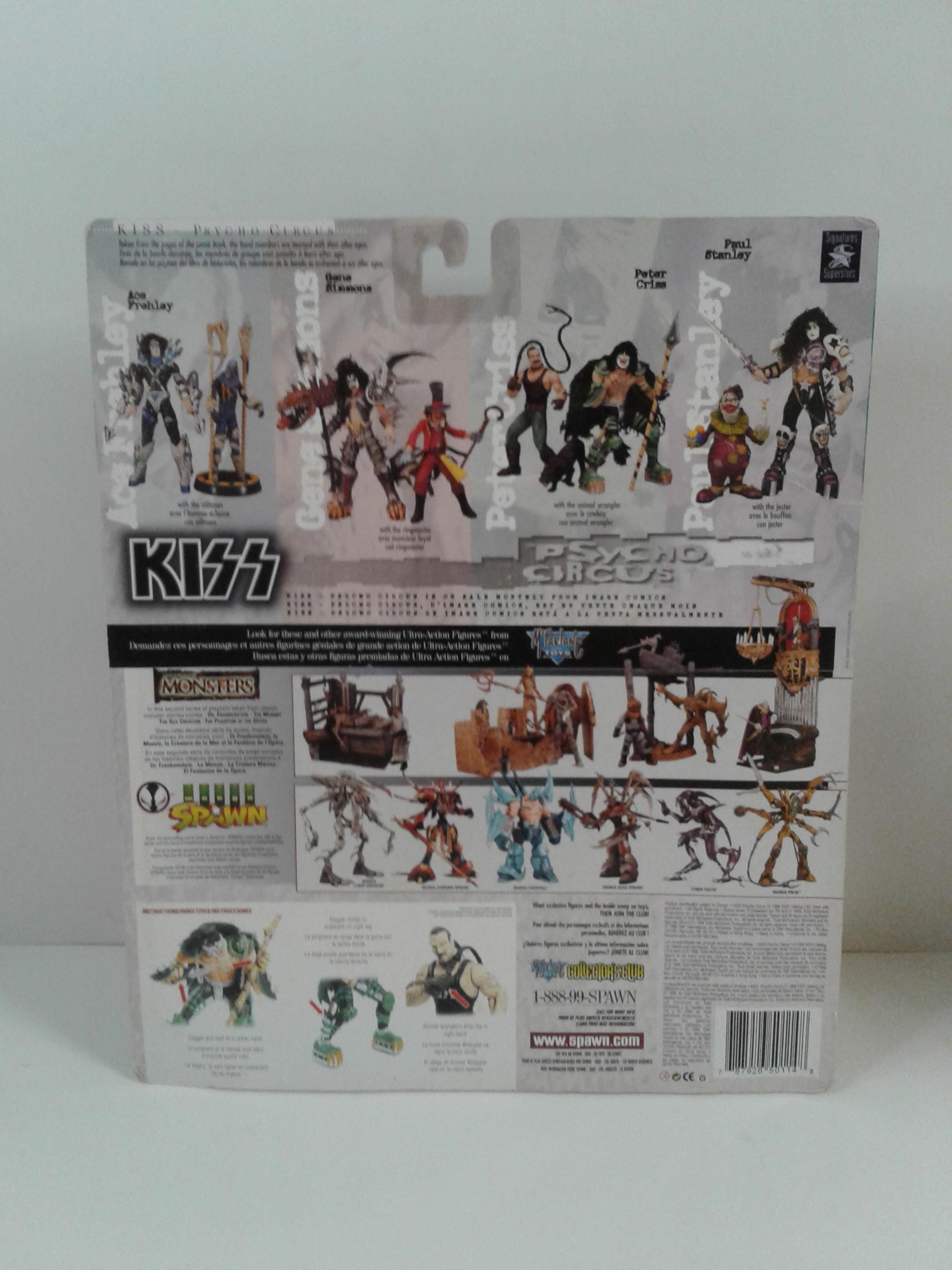 KISS PSYCHO CIRCUS Mc Farlane Toys Série Complète