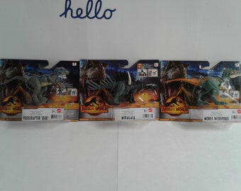 ¡Tú eliges! ¡Nuevo! Figuras de Jurassic World Dominion Wild Packs