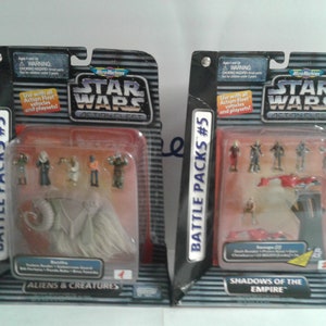 You Choose! Star Wars Action Fleet BATTLE PACKS Micro Machines Galoob 1995