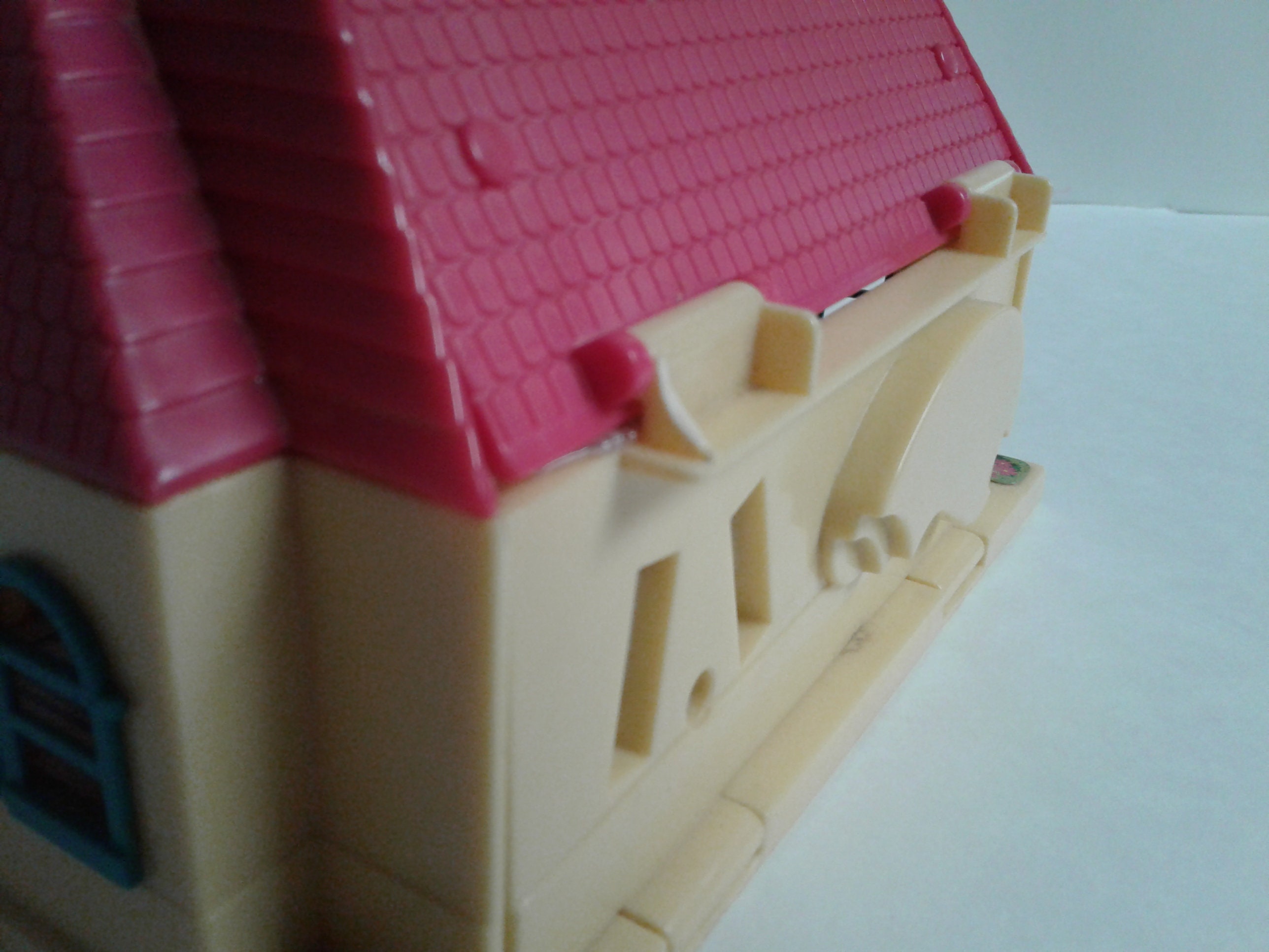 Blue Box Toys Tiny Dreams Mini Doll House Playset Carry Along Red Roof Etsy