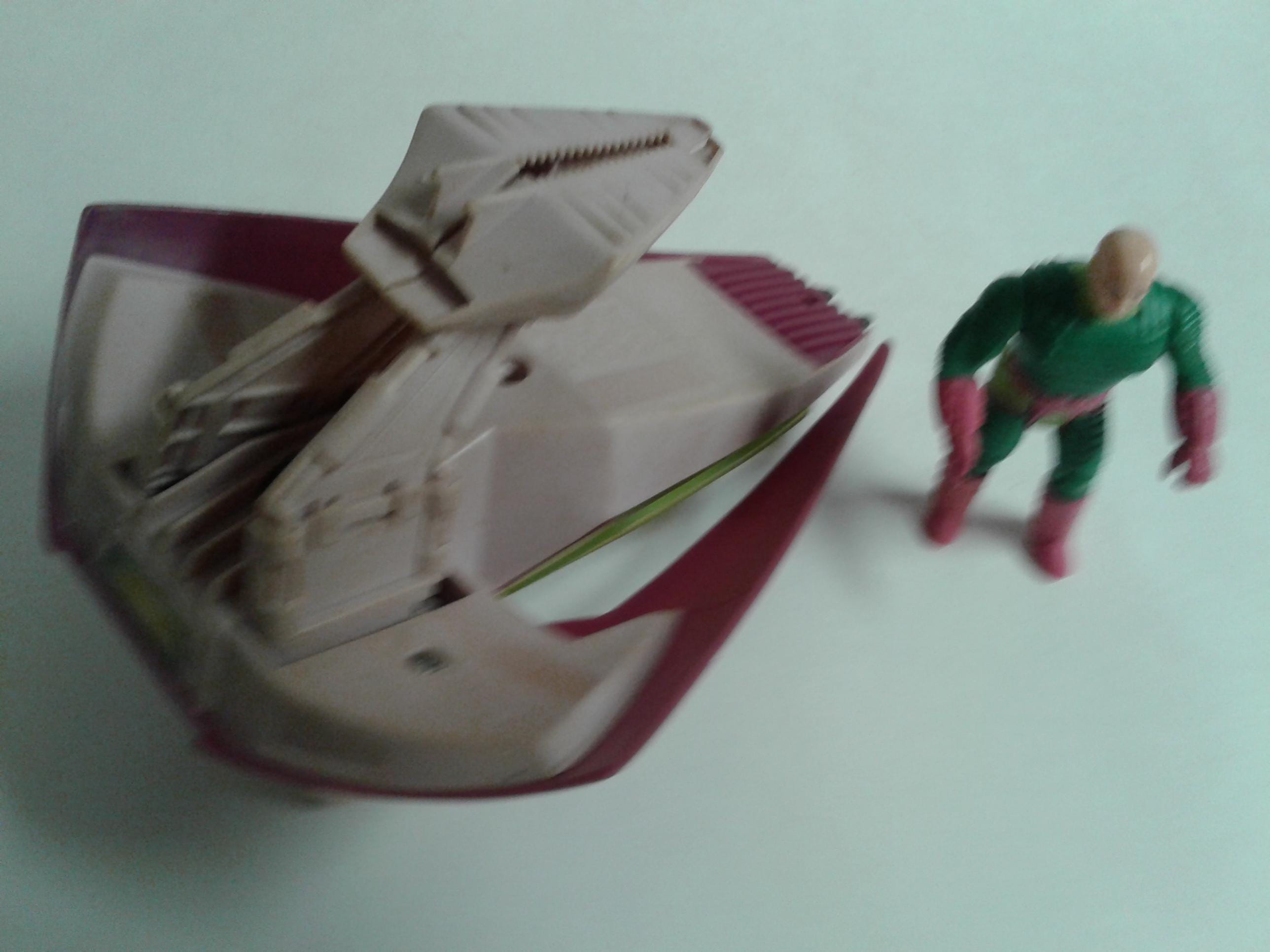 Vintage Lex Soar 7 Super Powers Action Figure & Vehicle - Kenner
