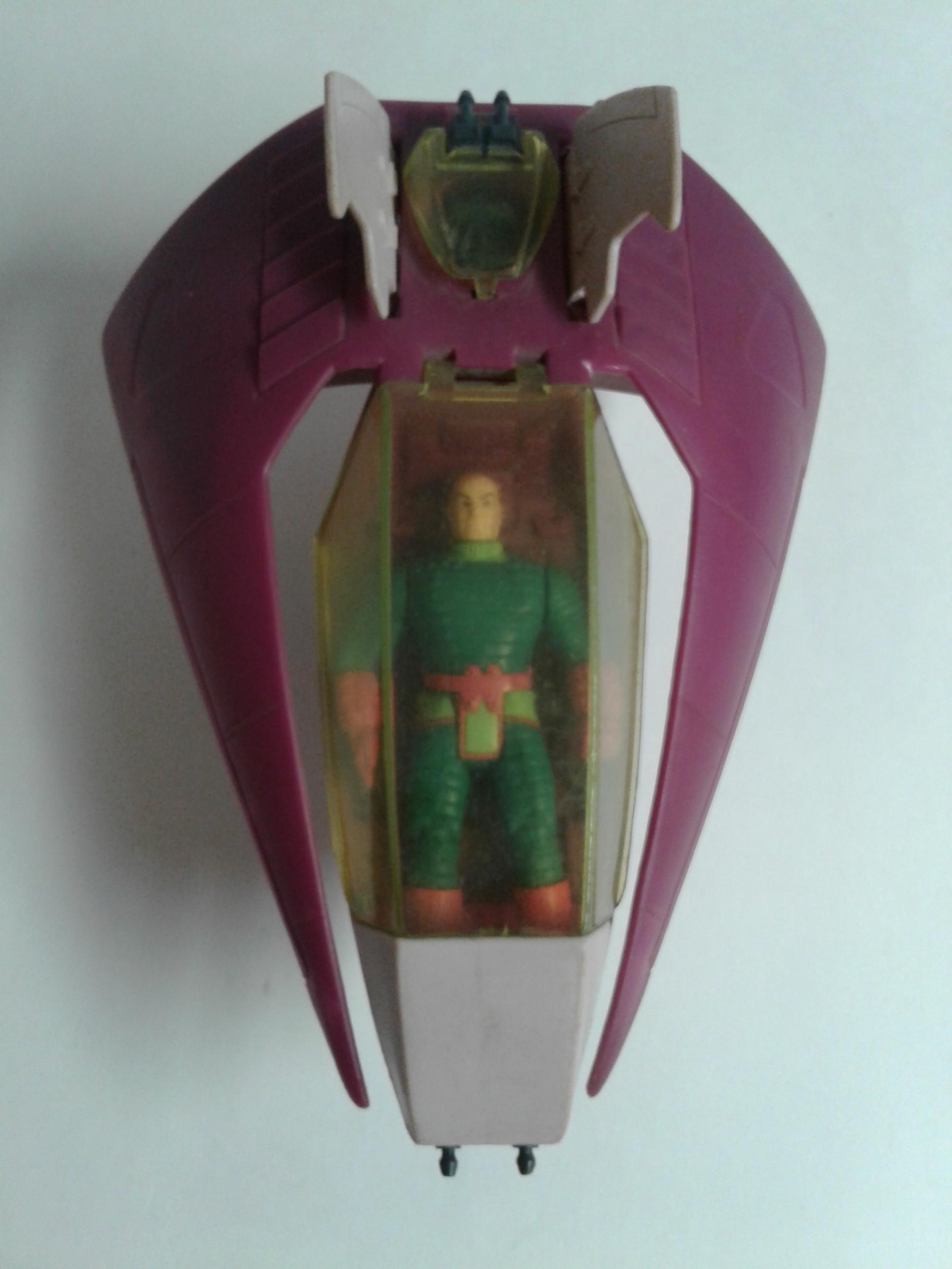 Vintage Lex Soar 7 Super Powers Action Figure & Vehicle - Kenner