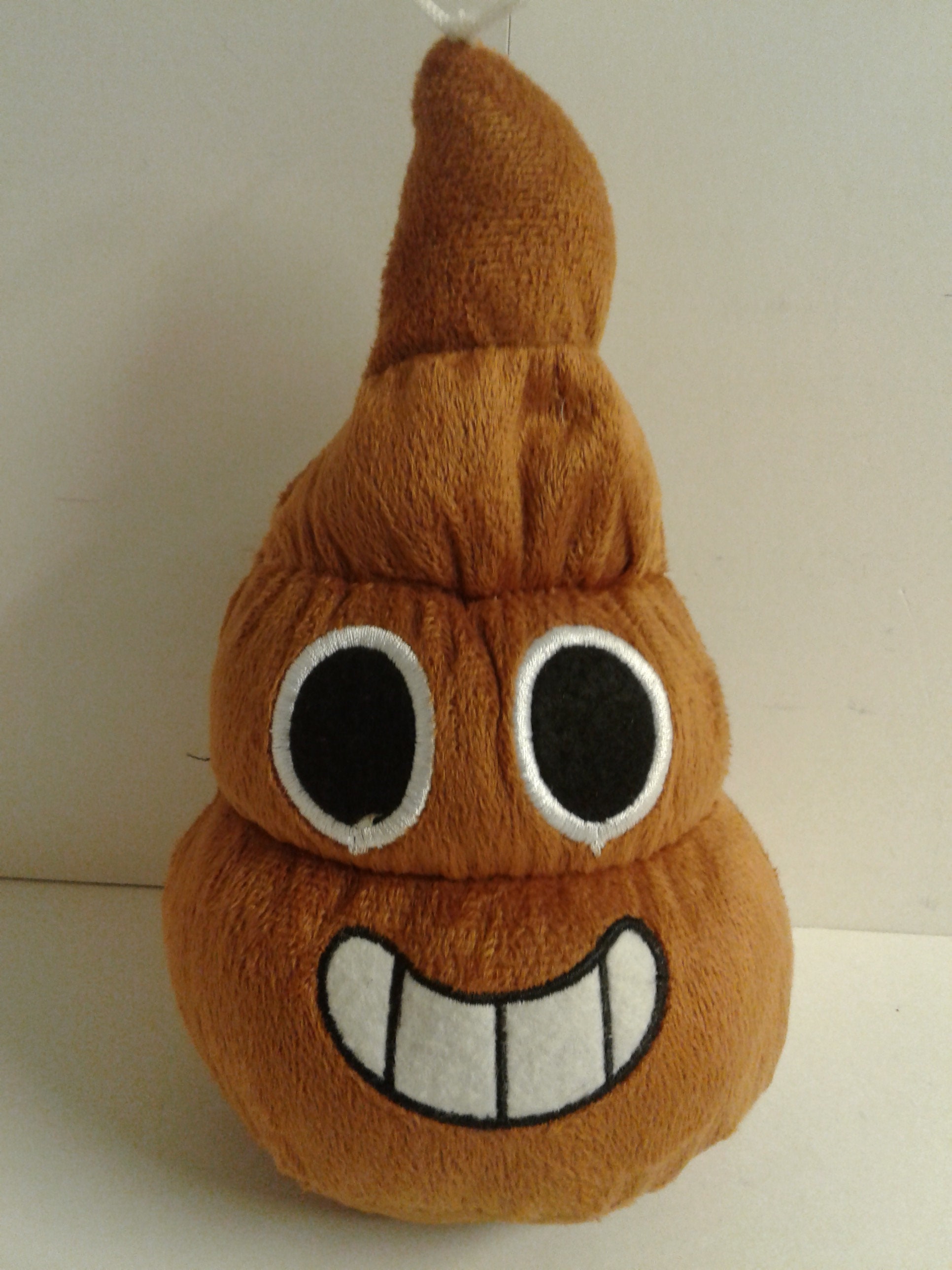 Rhode Island Novelty - Poop Emoticon Plush Key Clip - Surprised (2.75 inch)