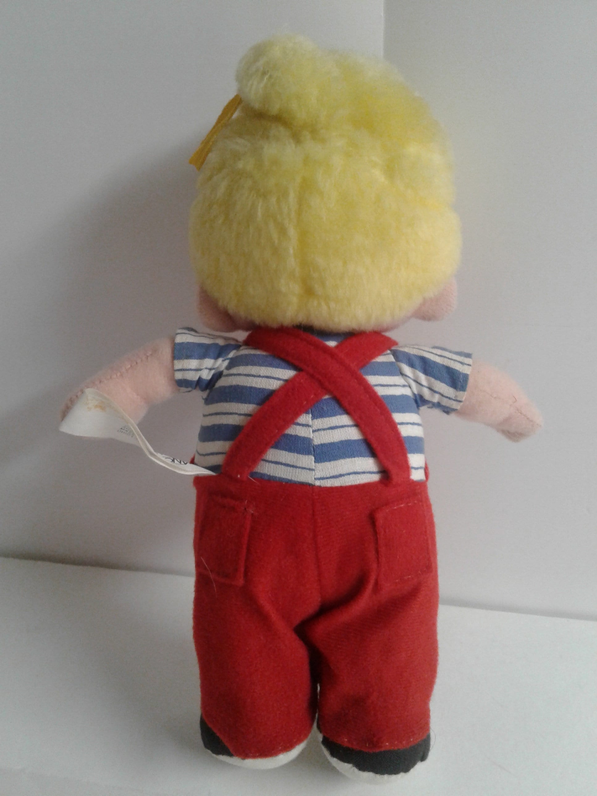 Dennis the Menace ピロードール　約30cm Vintagd DENNIS THE MENACE Doll Swivel Head Plastic Soft