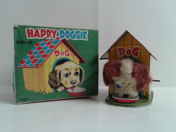 Vintage Happy Doggie Wind up Toy Japan - Etsy