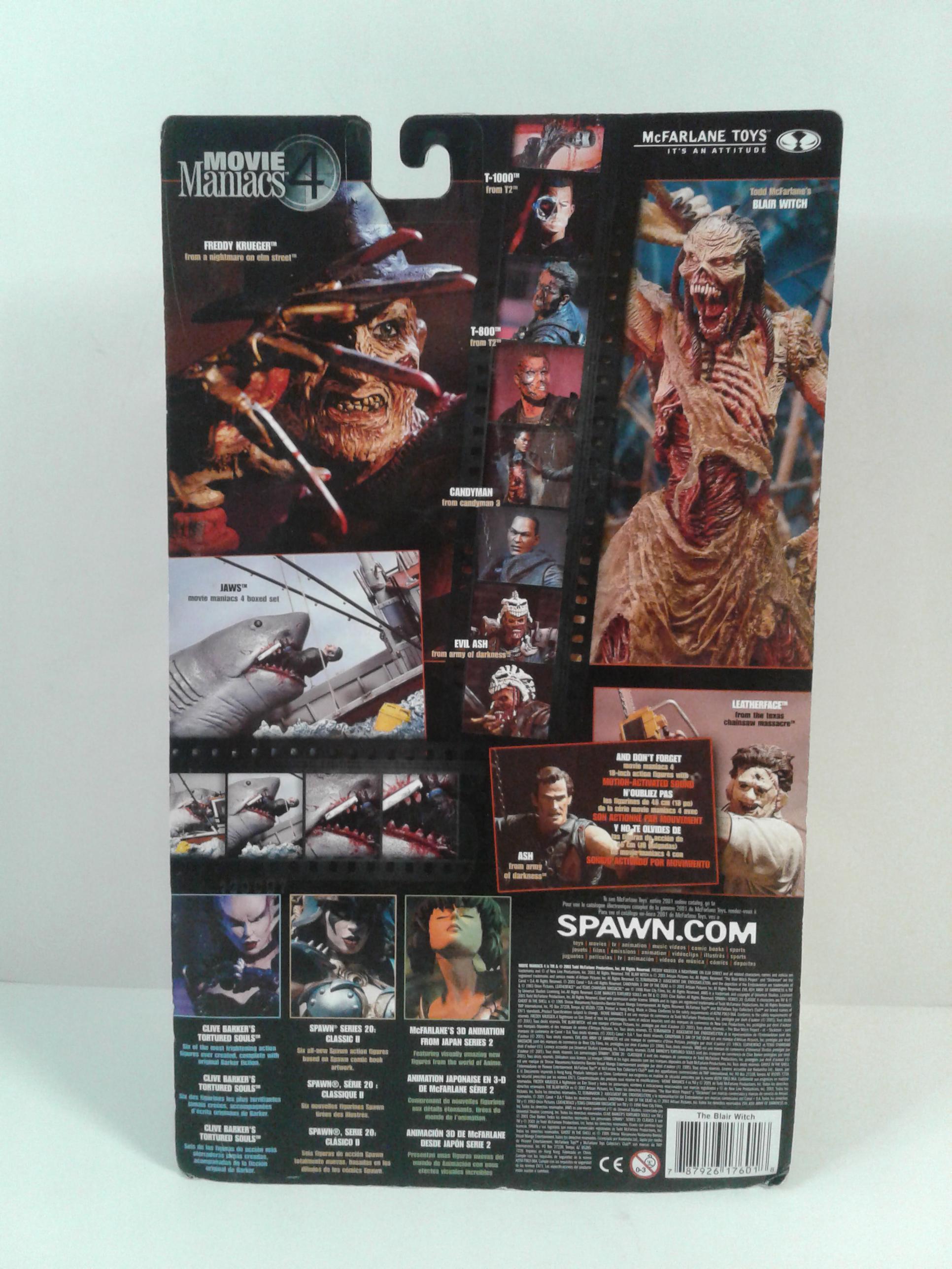 Movie Maniacs 4 Todd Mcfarlane's BLAIR WITCH Action Figure