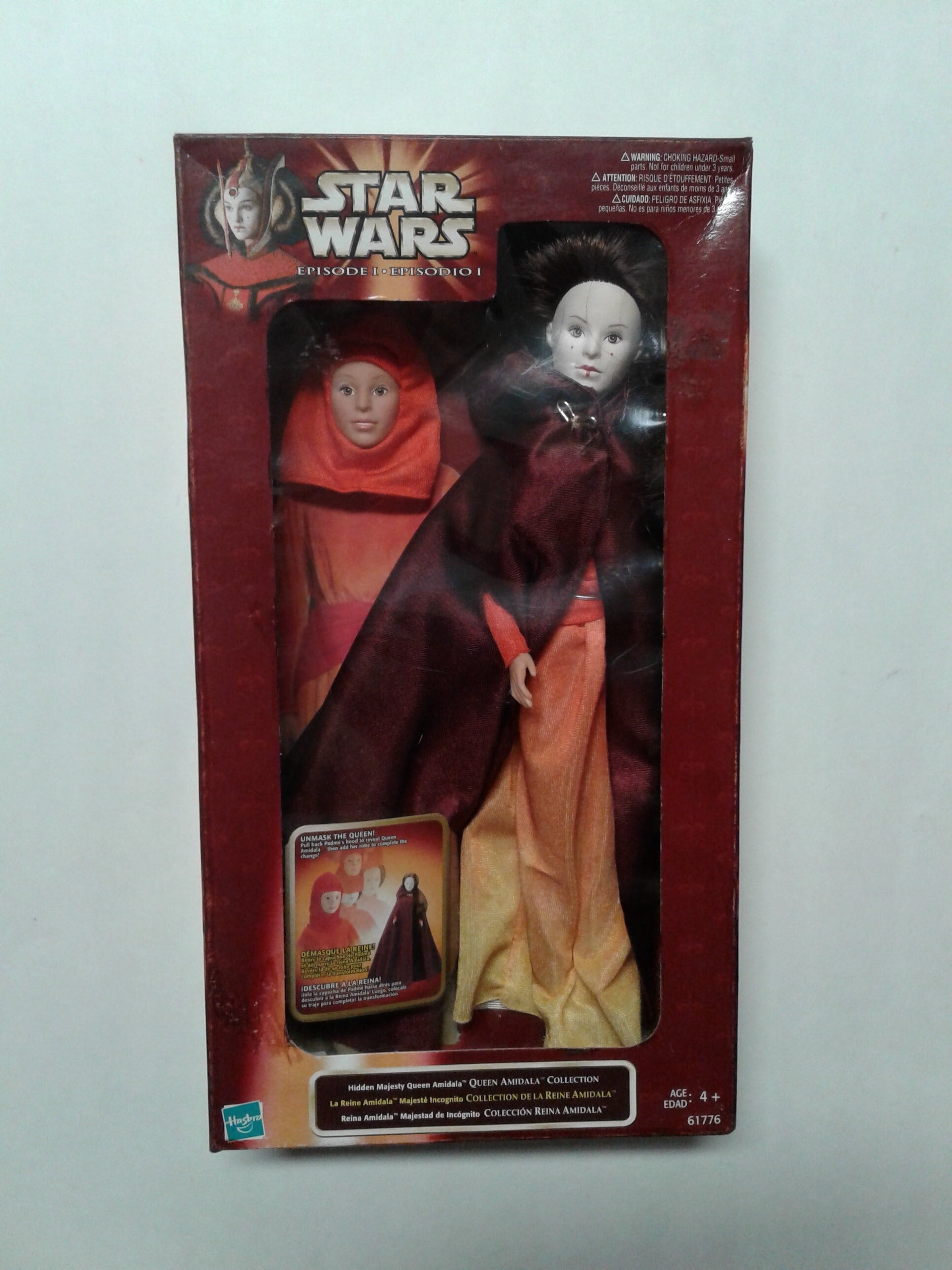 Star Wars Episode 1 Queen Amidala Doll 61776 - Hasbro 1998 Star Wars Episode 1 Queen Amidala Doll 61776 - Hasbro 1998