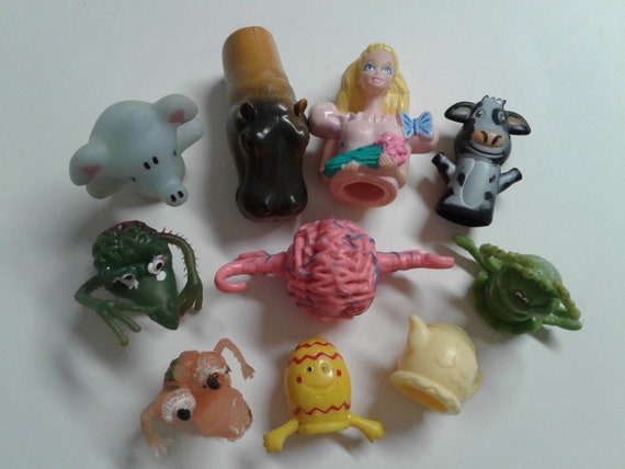 Plastic finger best sale puppets