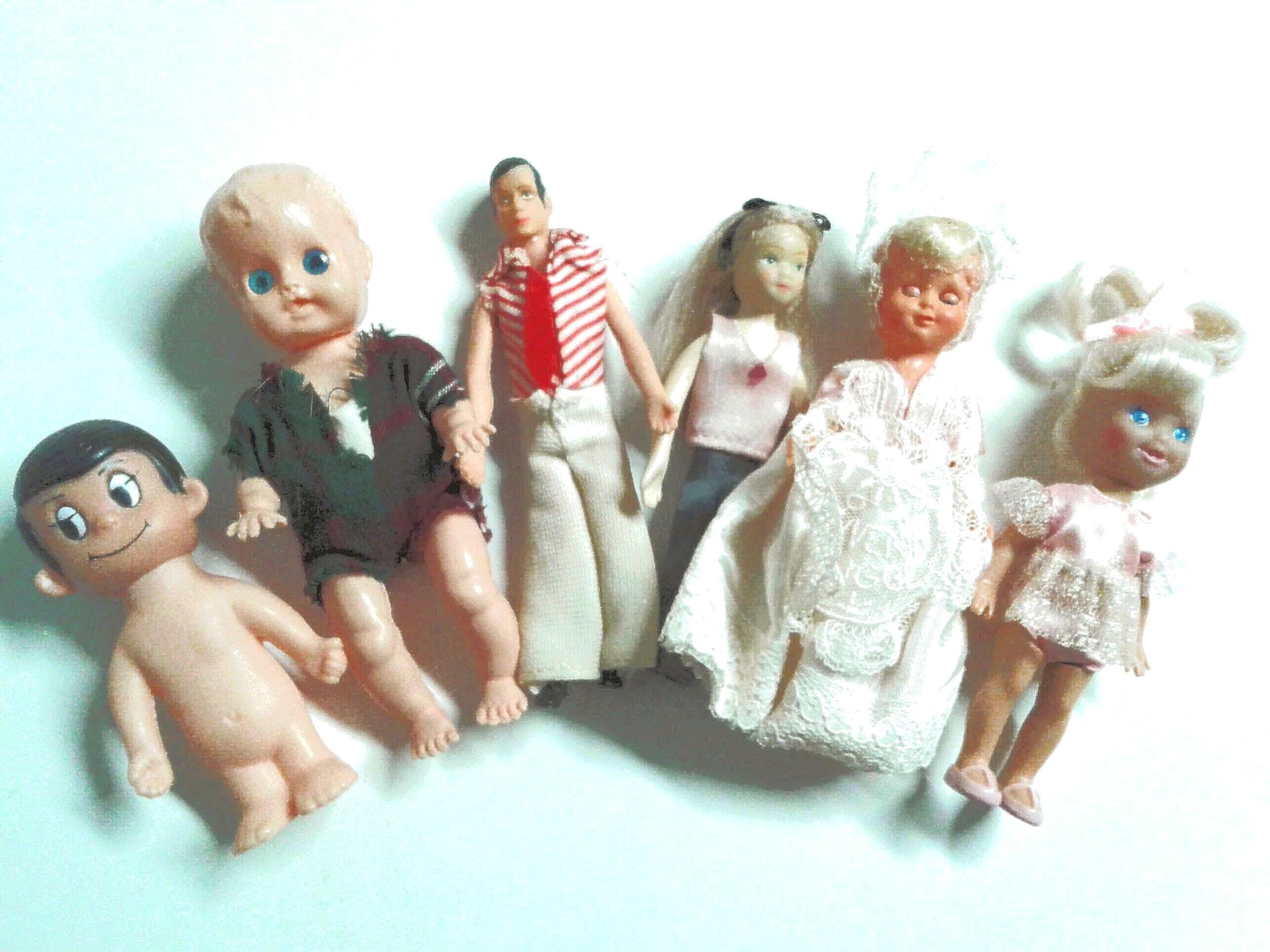 Lot De Poupées Vintage Des Années 70/80 - Jouets Anciens Pour Collection