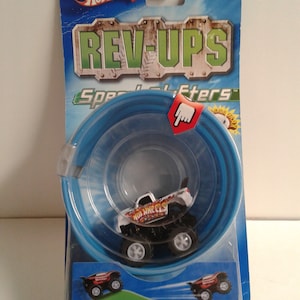 2004 Hot Wheels REV-UPS Speed Shifters 16 Angels Big Wheel White Magna Trax
