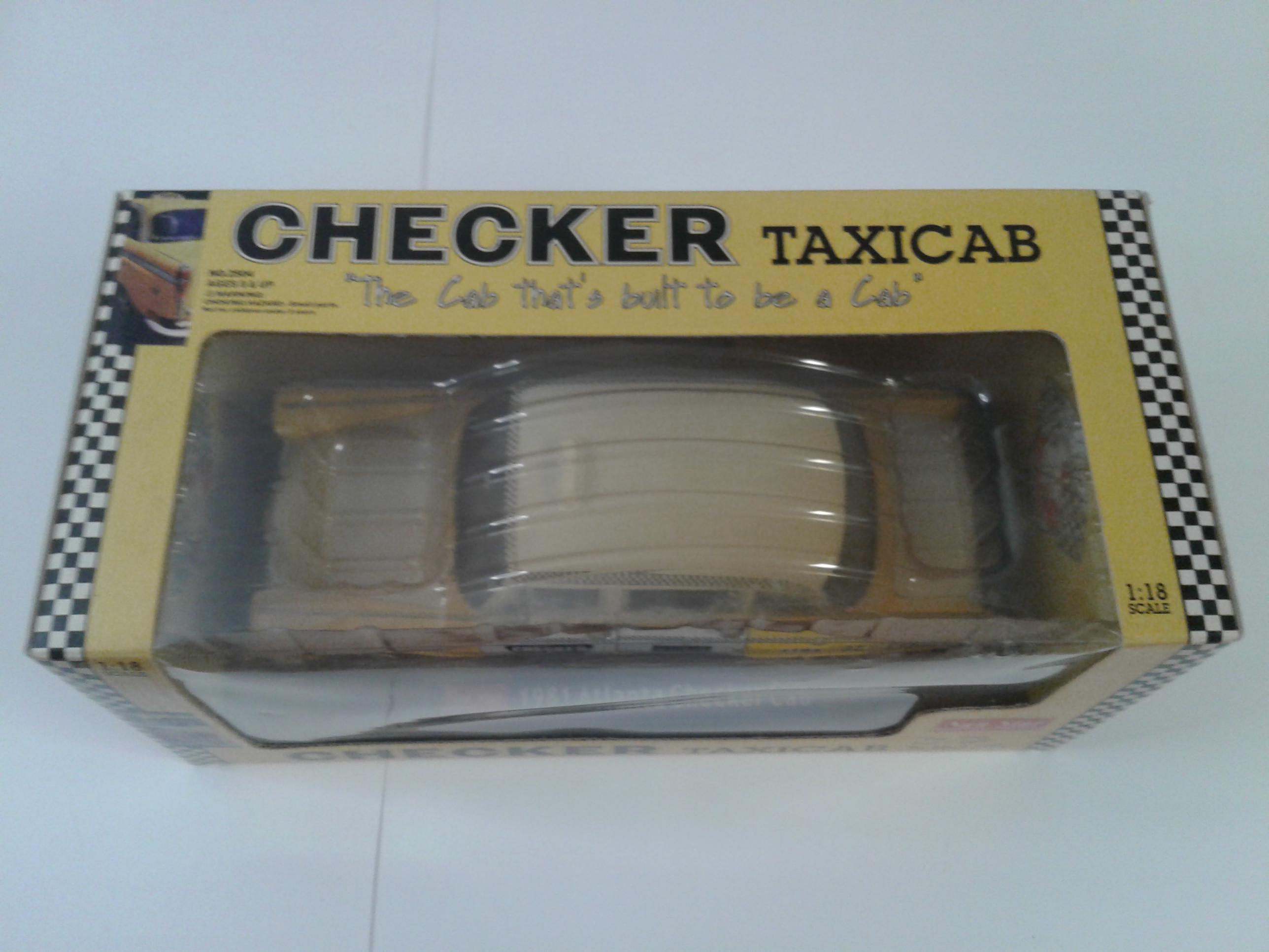 Sun Star 1981 Atlanta Checker Cab 1:18 Scale Metal Die Cast Model