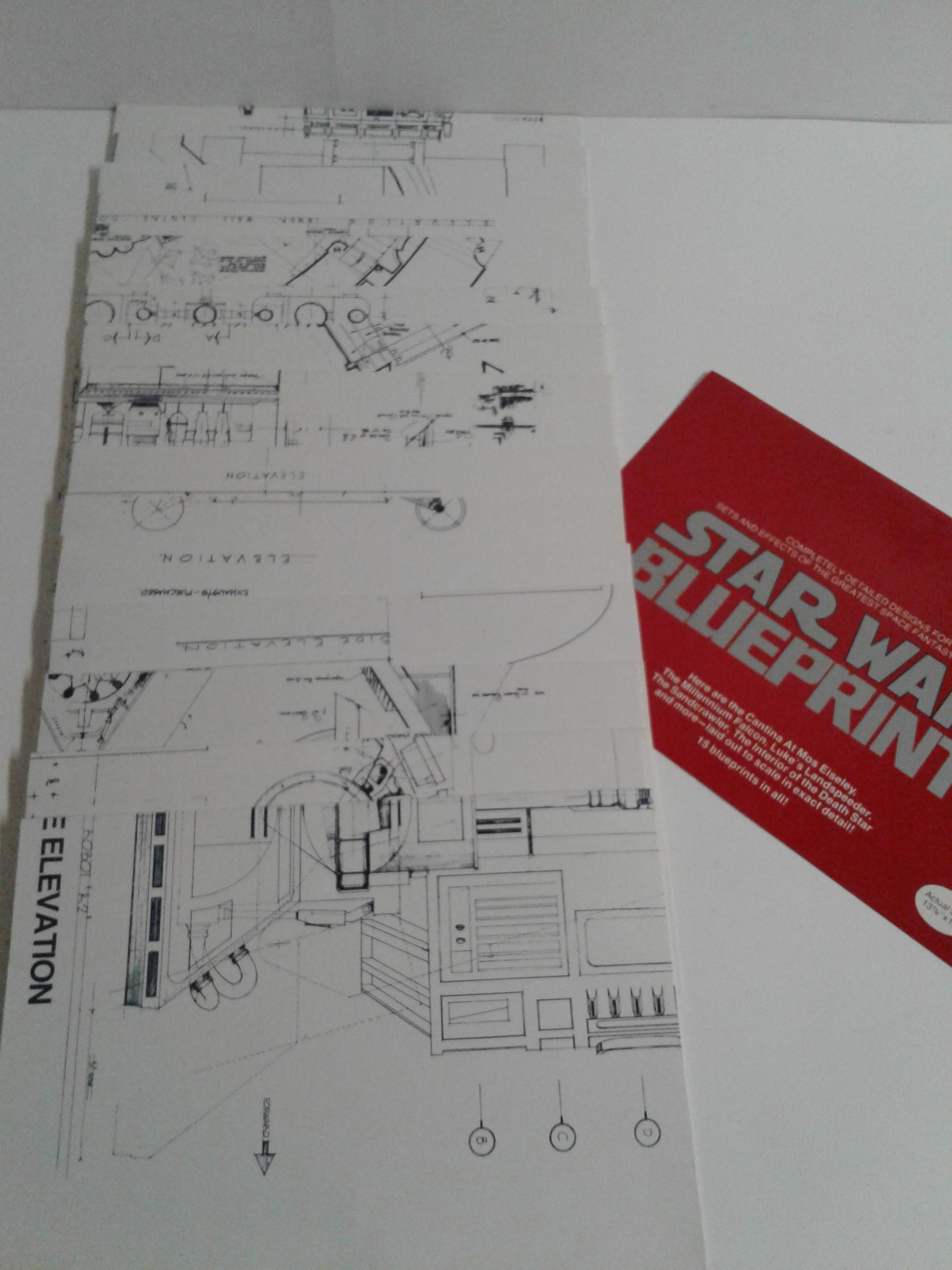 Star Wars Blueprints Vintage 1977 Complete Set of 15 - Etsy