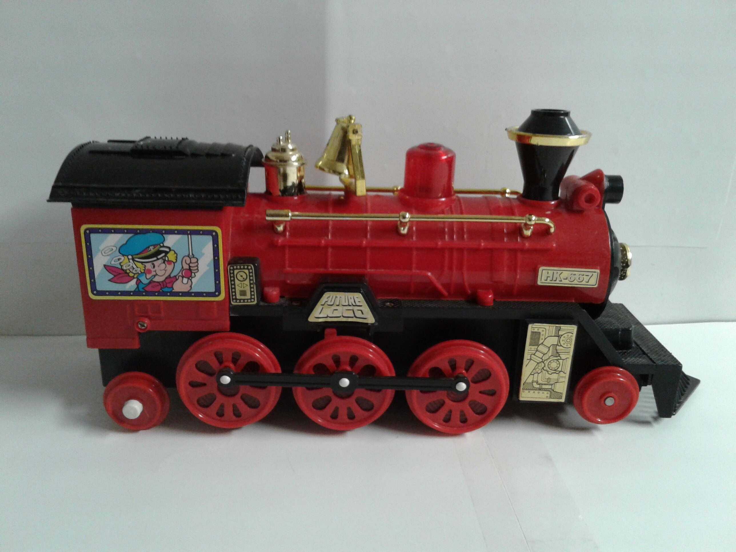 Future Loco HK-667 Battery Operated Express Train Vintage Sun Toys