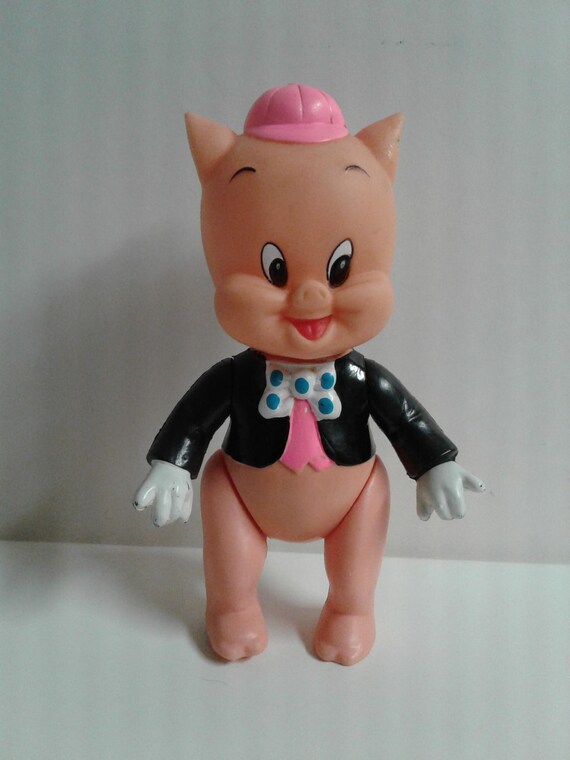 Vintage Dakin Looney Tunes Porky Pig Figure Vintage Warner Bros