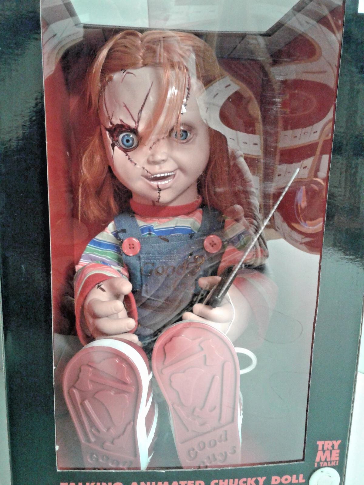 Chucky Talking Animated Doll Spirit Halloween 2004 - Etsy