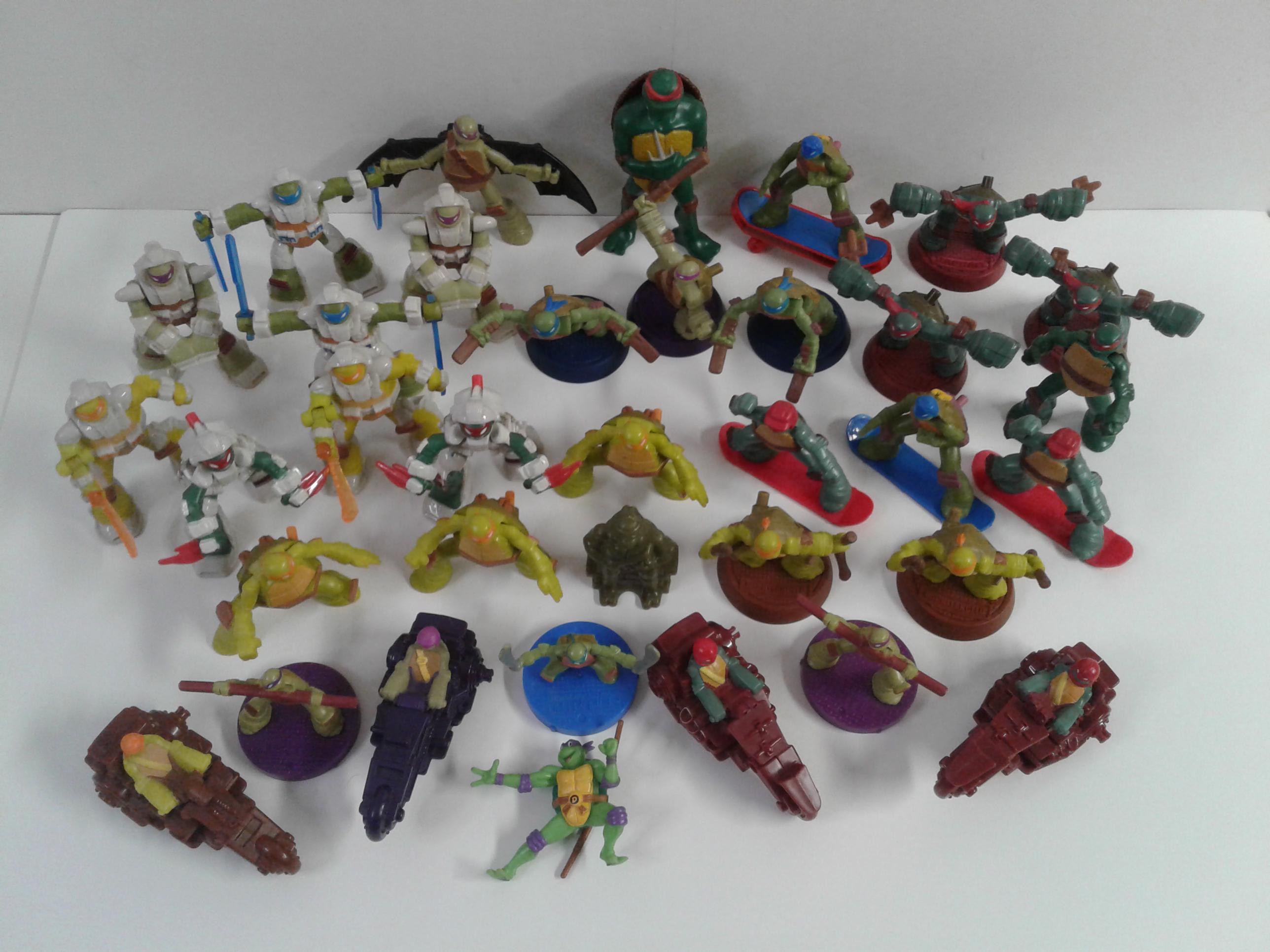 TMNT Teenage Mutant Ninja Turtles Mcdonald's Happy Meal Lot of 35