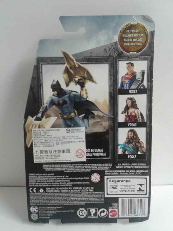 DC Comics Justice League BATMAN Action Figure Mattel Etsy Canada