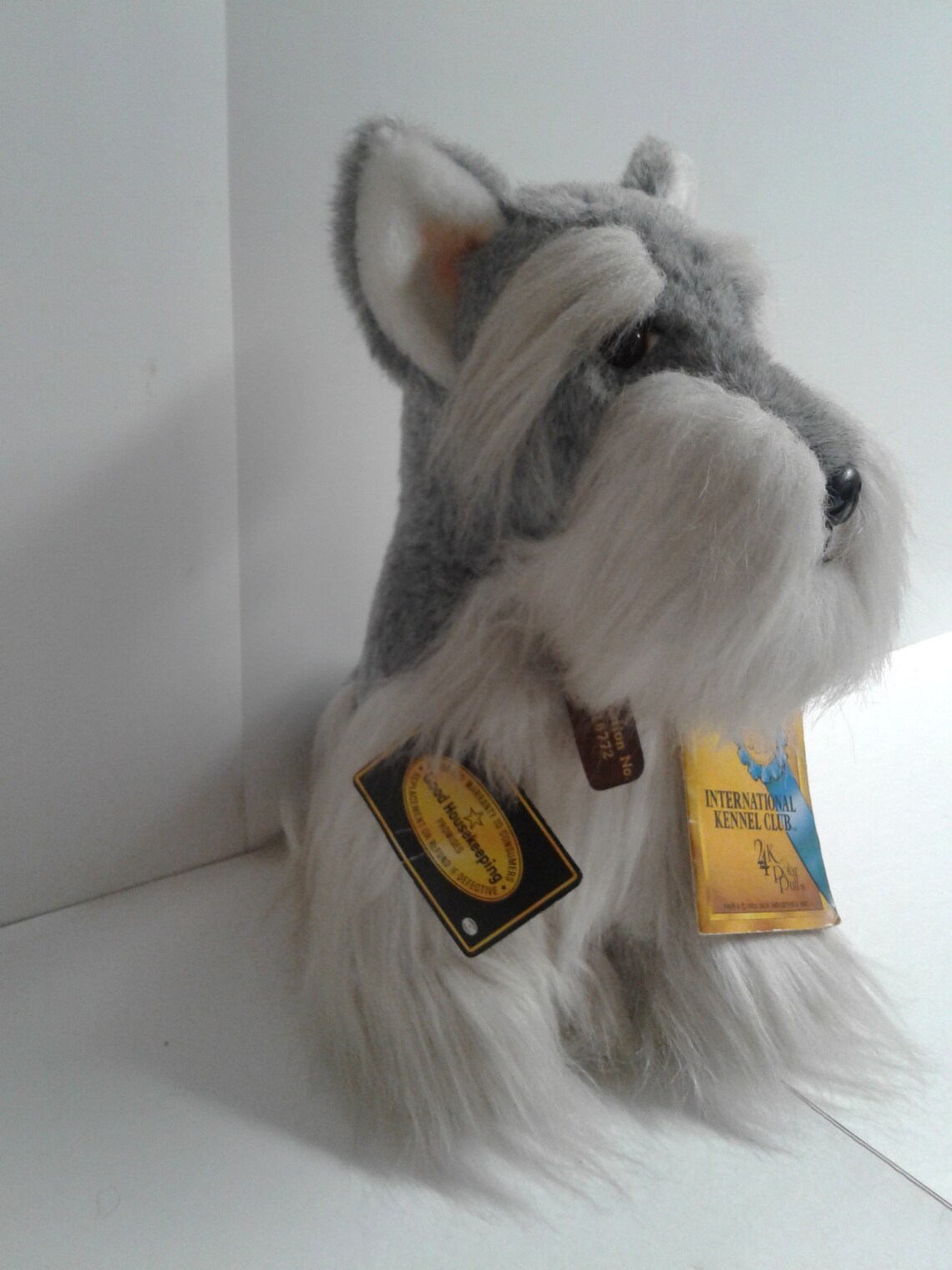 IKC International Kennel Club 24K Polar Puff 12 Inch SCHNAUZER | Etsy