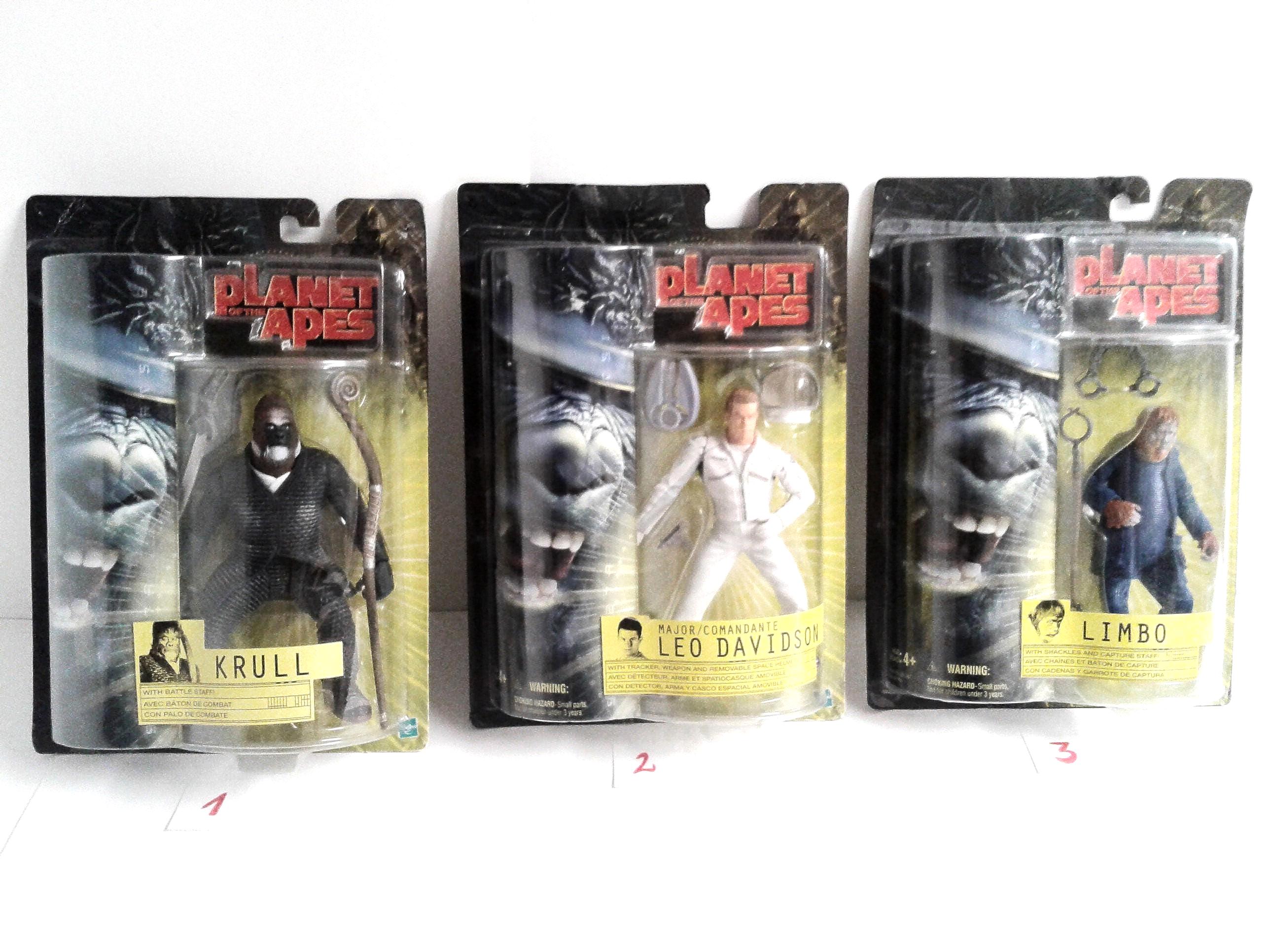 You Choose! Planete of the Apes Action Figures Krull, Leo Davidson