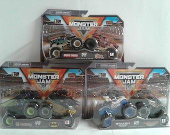 You Choose! Monster Jam Trucks 1/64 Diecast 2 Pack