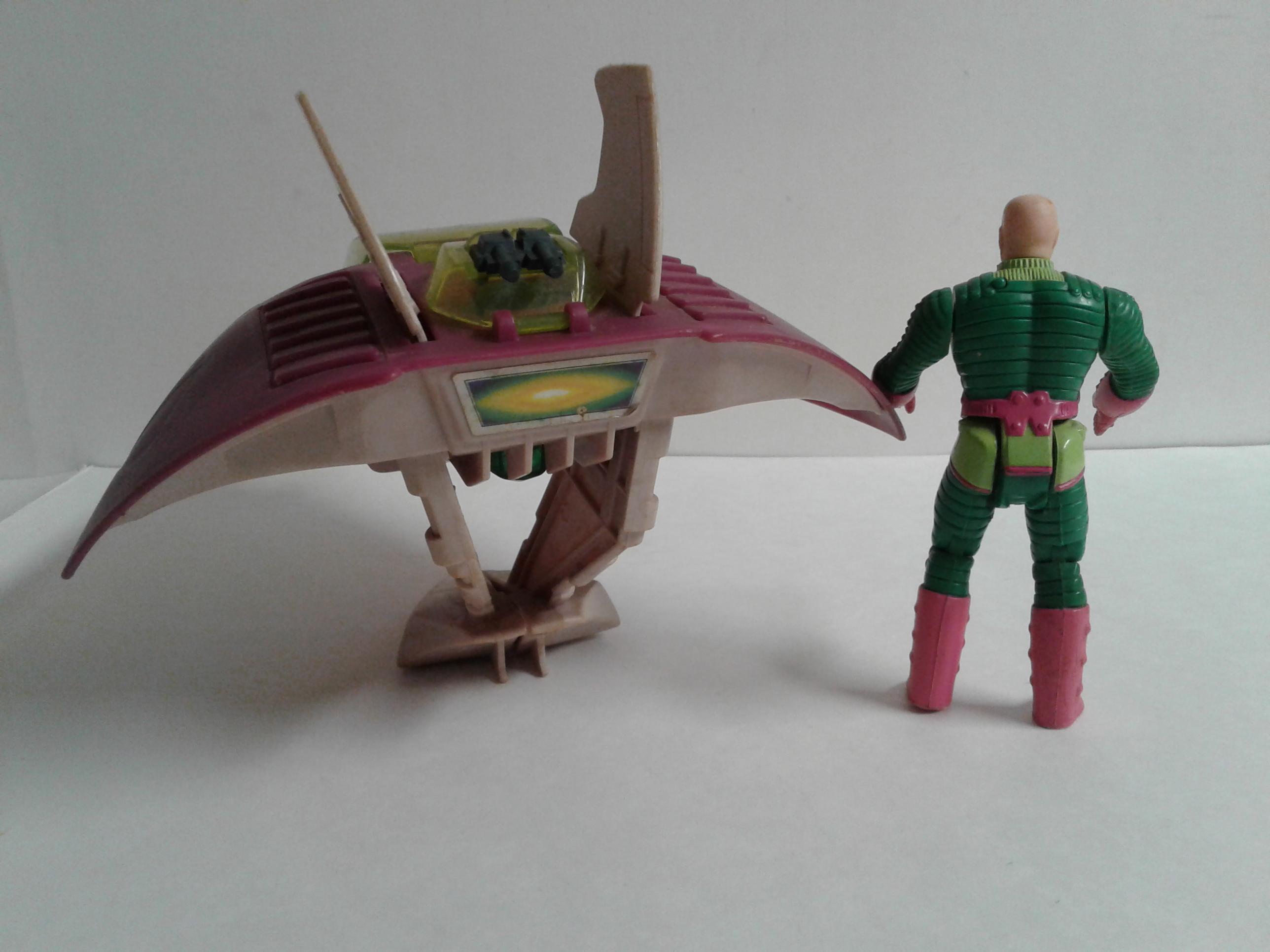 Vintage Lex Soar 7 Super Powers Action Figure & Vehicle - Kenner