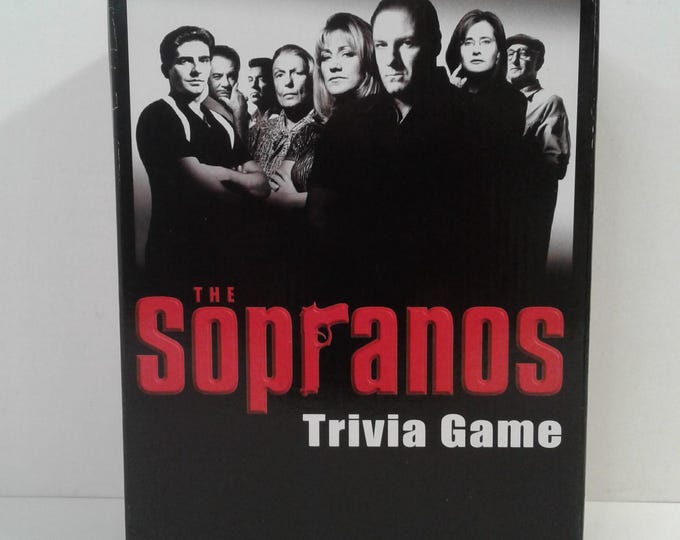 The Sopranos Trivia Game HBO Adult Party Board Game Etsy