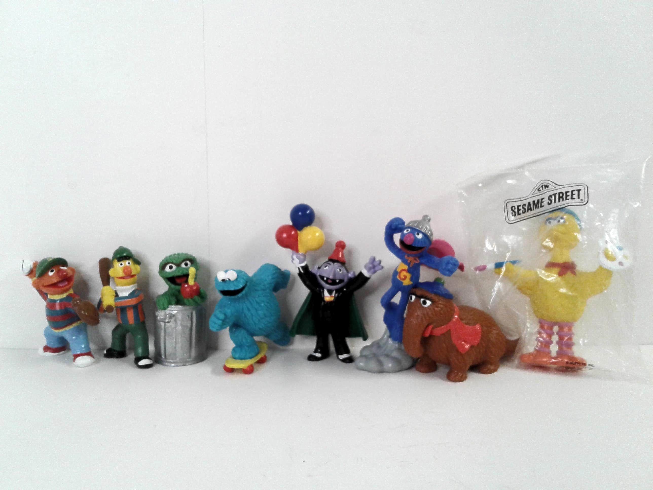 Vintage Applause Sesame Street 8 PVC Figures Moppets Inc. (2) - Etsy