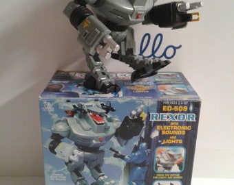 ROBOCOP Alpha Commando Ed-509 Rexor Action Figure Toy Island 1998