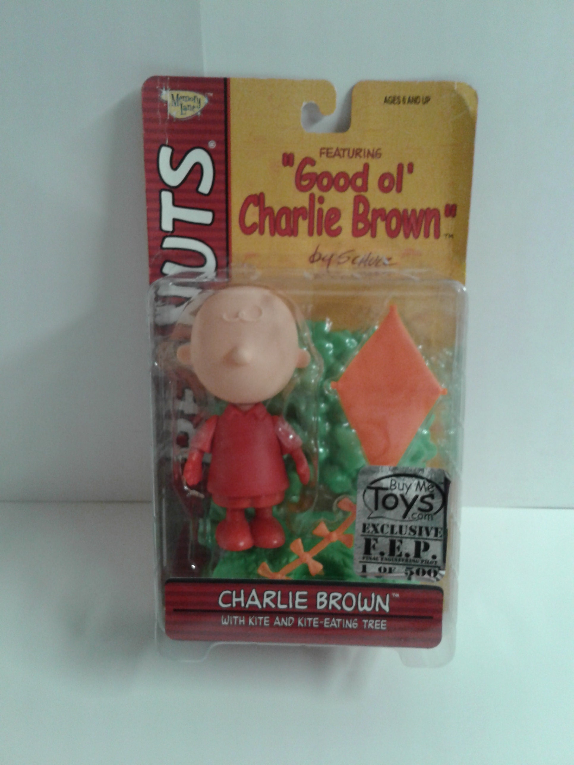 Rare Peanuts Charlie Brown With Kite Prototype Figure - Memory