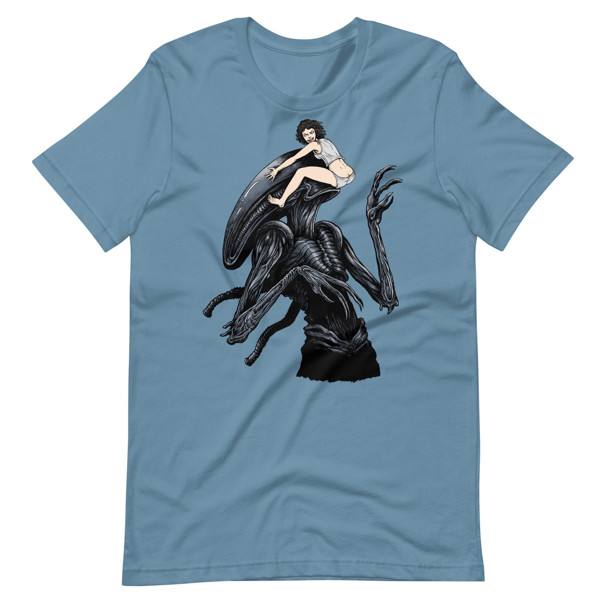 Funny Alien Xenomorph T-shirt: Sci-fi Horror Parody - Etsy