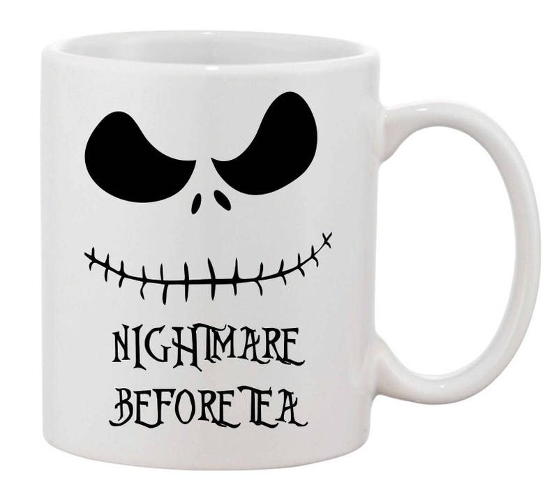 Jack Skellington Mug Nightmare Before Coffee or Tea Etsy UK