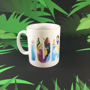 Personalised Disney Princess inspired mug