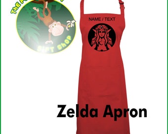 Zelda Apron - Can have Name/Text added FREE