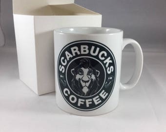 ScaR Coffee Mug Lion King Inspired - Free Personalisation