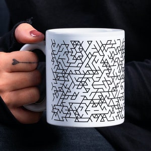 Driehoek Bond Percolation 11oz Mok - Unieke Wiskunde / Wiskunde Design Gift