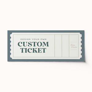 Vale de entrada PERSONALIZADO • Actividad sorpresa • Más vendido • Vale de regalo personalizado • PDF editable • Cupón