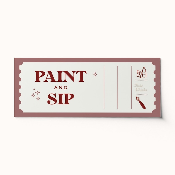 Paint and Sip Etsy
