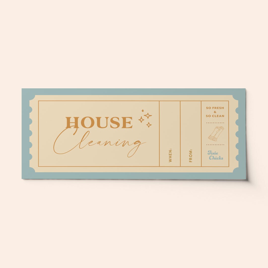 Clean Voucher - Etsy
