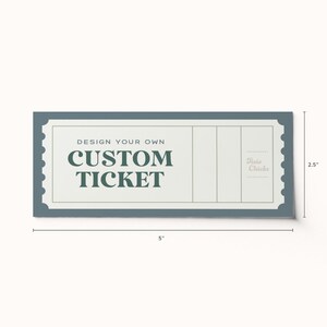 Aangepaste ticketvoucher: verrassingscadeau, bewerkbare pdf (digitale download) afbeelding 4