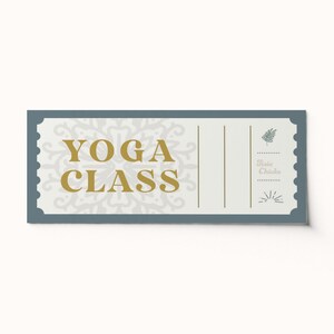 Custom Yoga Ticket Voucher  •  Surprise Activity  •  BEST SELLER  •  Custom Gift Voucher  •  Editable PDF • Coupon