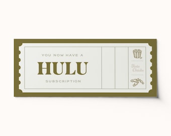Custom Netflix Subscription Ticket Voucher • Surprise Gift • BEST ...