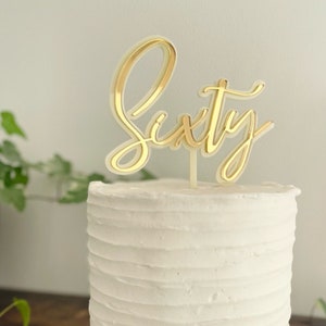 Layered Acrylic Name Topper | Cake Decoration | Birthday Topper | Double Acrylic