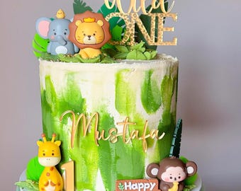 Wild One Cake Topper | Cake Decoration | Personalised Name Charm