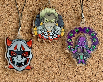 Overwatch Double-Sided Charms