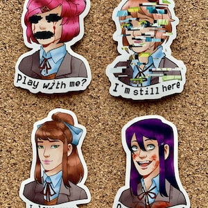 Poetry Club Members Sticker [DDLC]
