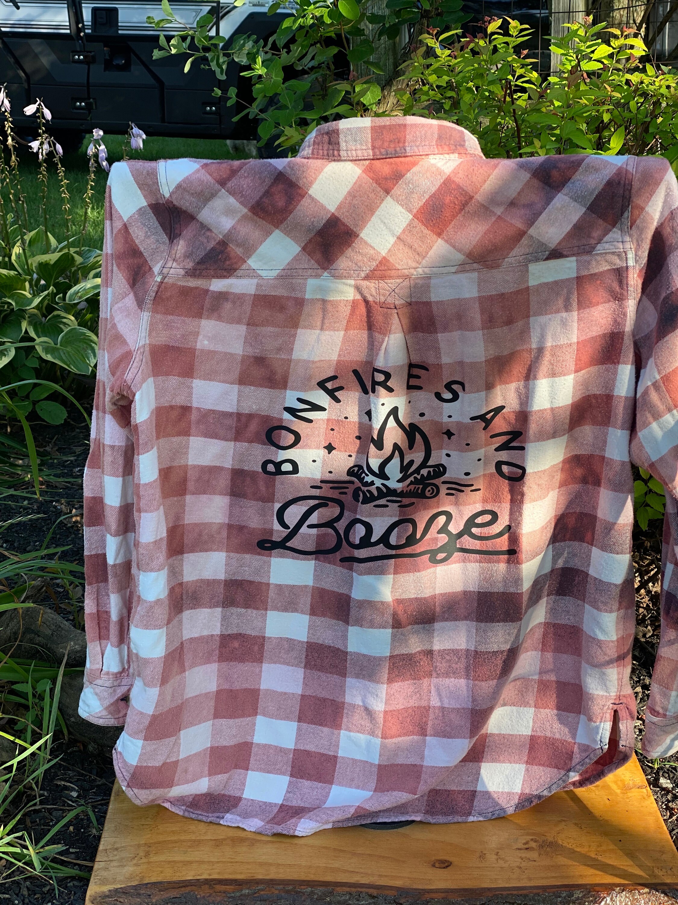 Upcycled Flannel - Louisville Cardinals