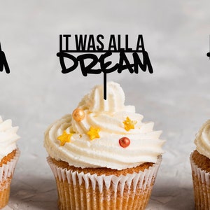 Notorious ONE Birthday Cupcake Toppers, It was all a dream, It&#39;s All Good Baby Baby, 90&#39;s Hip Hop party decor, Biggie Smalls