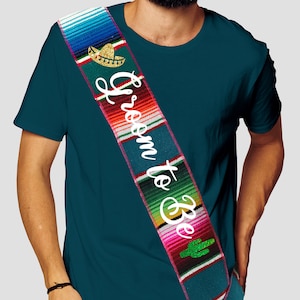 Fiesta Bachelor Sash - Groom To Be Fiesta Sash - Mexico Final Fiesta - Mexico Bachelor Party